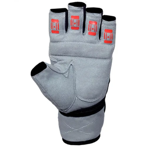 Guantes de levantamiento de pesas deportivos personalizados Unisex entrenamiento gimnasio GUANTES DE Fitness Color negro guantes de entrenamiento antideslizantes - Product Image 3