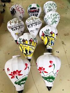 Premium 2025 nuevo diseño Original vietnamita seda y bambú linternas colgantes decoración de fiesta - Product Image 3