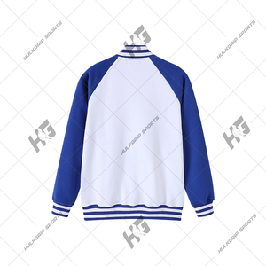 Zeta |   phi |   Veste de baseball varsity personnalisée beta, blanche et bleue, en chenille, vente en gros, veste de sororité, veste de collège et de l'équipe - Product Image 2