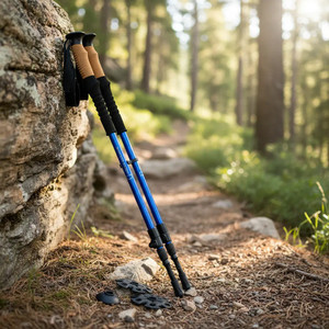Set di Bastoncini da Trekking Nat Geo Modello BTNG-02, Carico Massimo 100 Kg, Blu - Product Image 5