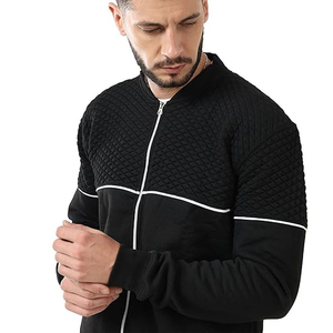 Chaquetas de bombardero de otoño para hombre, prendas de vestir informales para hombre, chaquetas cortavientos gruesas y cálidas de lana para hombre, chaqueta de bombardero para hombre - Product Image 4