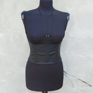 Corset désossé en acier fin satiné de luxe pour femmes Bustier respirant tissage tissé contrôle ferme pour les défilés de mode Occasions spéciales - Product Image 6