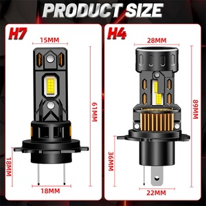 Mini taille 1:1 H7 Led phare Canbus tout en un Plug and Play 90W feux <span class=keywords><strong>de</strong></span> <span class=keywords><strong>croisement</strong></span> H4 Led ampoules - Product Image 5