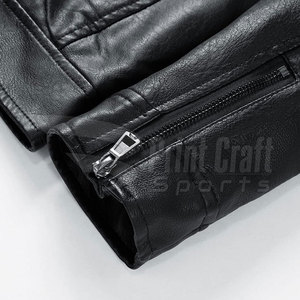 Veste en cuir pour homme imperméable Nouvelle arrivée Dernier design Prix ​​bas Veste en cuir d'hiver pour homme - Product Image 4