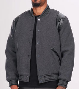 เสื้อแจ็คเก็ตขนแกะฤดูหนาวปี 2026 แบบขายส่งสั่งทำพิเศษสำหรับผู้ชาย ผ้าโพลีเอสเตอร์ผสมฝ้าย คอตั้งหนา กันลม ระบายอากาศได้ดี ซับในใยไผ่ - Product Image 5