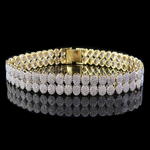 Best Personalized Moissanite Diamond Tennis <b>Bracelet</b> In S925 <b>Sterling</b> <b>Silver</b> with Classic Dazzling <b>Charm</b> Jewelry for Women Gift - Product Image 1