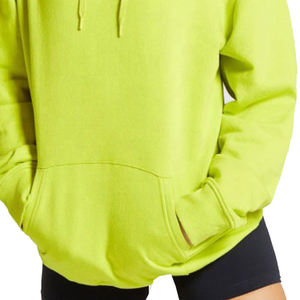 Sudadera con capucha de gran tamaño personalizar algodón polar mujer Sudadera con capucha y sudadera 320 Gsm color sólido Sudadera con capucha para mujer - Product Image 6