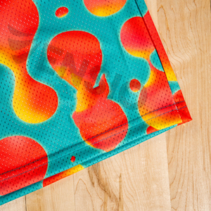 Summer Double <b>Layer</b> Sublimation Plain 100% Polyester 5 Inch Inseam Gym Blank Basketball Shorts Custom breathable Mesh Men Shorts - Product Image 4