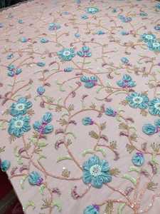 ผ้าตาข่ายปักลูกปัดด้วยมือรุ่นหรูผ้าถักแบบไขว้ด้วยเทคนิคการถักทอสำหรับใช้อุปกรณ์เสริม - Product Image 5