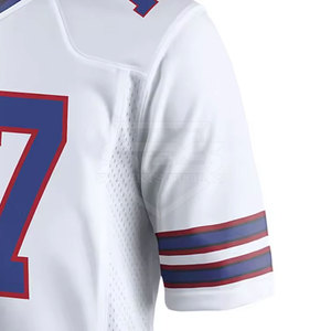 Vêtements de sport Maillot de football américain de couleur unie Maillot de football américain respirant à séchage rapide en gros - Product Image 4