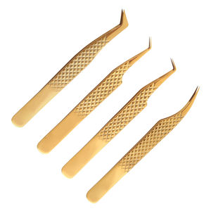 Pinzas Profesionales Antiestáticas de 10 mm con Punta de Fibra, Acero Inoxidable con Acabado Plateado, Logotipo Personalizado, Marca Privada, para Pestañas - Product Image 4