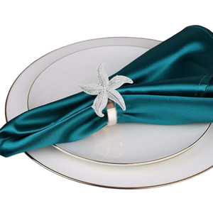 Ensemble d'anneaux de serviette de cerf en métal de haute qualité 4 anneaux de serviette élégants pour Table de mariage porte-serviettes décoratif en tissu stocké - Product Image 5