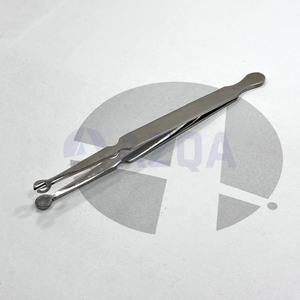 Pinzas de Acero Inoxidable para Labret de 4.5 Pulgadas, Herramienta Profesional para Colocación e Inserción de Piercings Corporales - Product Image 1