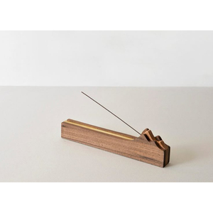Traditional Floral Carved Wooden Incense Holder <b>for</b> Home Altar, Meditation Space, Temple, Yoga Practice, <b>Essential</b> <b>Oil</b> Use - Product Image 1