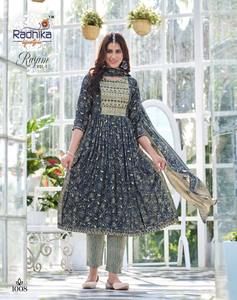 Vestido Kurti Nayra de Alta Demanda con Pantalón y Dupatta para Mujer, Ropa de Fiesta, de Proveedor y Exportador Indio - Product Image 5