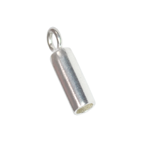 Tuyaux d'extrémité en argent sterling de 1 mm de diamètre intérieur - Composants de bijoux de style bohème de haute qualité - Fournisseur de cadeaux