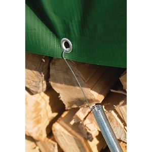 Ensemble de fixation pour bâche de protection WINDHAGER 30 cm, comprenant 6 ressorts de tension et 6 griffes en bois pour accessoires de tente - Product Image 3