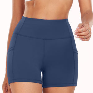 Pantalones cortos para mujer, cómodos, para levantar glúteos, Yoga, motorista, gimnasio, entrenamiento, pantalones cortos deportivos, nailon, Spandex, Control de barriga, pantalones cortos para mujer - Product Image 3