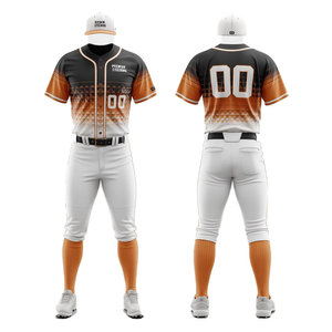 Camiseta de Béisbol Personalizada de Malla Transpirable, Uniforme de Equipo de Verano, Cuello en V con Botones, Ropa Deportiva - Product Image 4