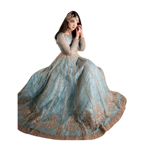 Nuevo diseño de vestidos estilo boutique de diseñador paquistaní para mujer, ropa de boda y fiesta, Vestido de manga larga para mujer de talla grande para adultos - Product Image 1