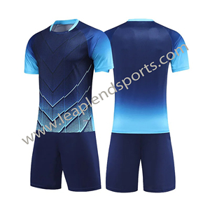 Conjunto de Uniforme de Fútbol Ligero de Alta Calidad con Impresión por Transferencia de Calor, Transpirable y de Secado Rápido, Camiseta y Pantalones Cortos - Product Image 5