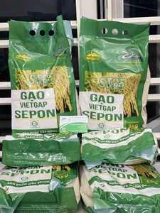 ข้าวคุณภาพสูง5กก. ซีเปีย100% สีขาวเนื้อแข็ง3% กันความชื้น5% แตกในเวียดนาม HACCP ISO 20200 GMP ได้รับการรับรองคุณภาพสูง - Product Image 2