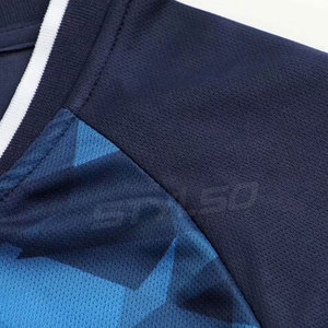 Adult Size Short Sleeve Soccer Jersey Sets In-Stock Cotton Team Wear Uniforms for Training for Soccer Teams - Product Image 3