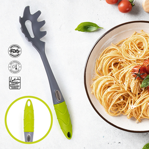 Cuillère à pâtes en silicone, résistante à la chaleur, antiadhésive, fourchette à spaghetti, cuillère à nouilles, ustensile de cuisine - Product Image 2