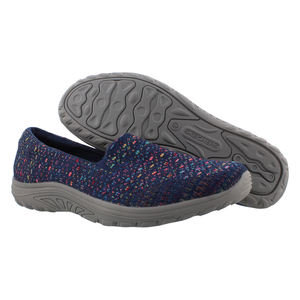 Skechers Reggae Fest-Wicker <b>Womens</b> <b>Shoes</b> Color: <b>Navy</b> 100% Authentic - Product Image 2