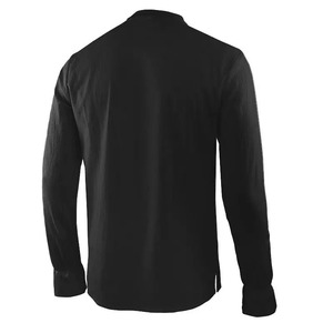 Nuevas camisas elegantes de manga larga para hombre, camisas de secado rápido de diseño informal personalizado, camisas de tendencia de algodón 100% al por mayor - Product Image 5