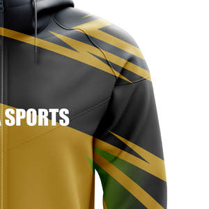 Sweat à capuche zippé de haute qualité à prix raisonnable, sweat à capuche intégral avec logo personnalisé, sweat à capuche sublimé personnalisé à la vente - Product Image 6