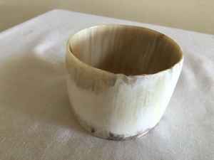 แก้วดื่มไวน์ทรงเขาควายตัวสั้นสีธรรมชาติสไตล์นางฟ้าขัดเงาสำหรับงานปาร์ตี้งานฝีมือจากธรรมชาติ - Product Image 3