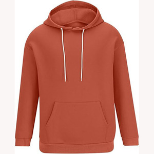 Men's Heavyweight 100% Cotton Printed Pullover <b>Hoodies</b> Sweatshirts Custom Logo Drop Shoulder No <b>String</b> Blank Plain Solid Pattern - Product Image 5