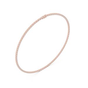 Collar de Tenis de Oro Sólido de 14K con Certificación VDS IGI, 48g, Joyería de Lujo, Diamante Natural, Corte Brillante, Engaste de Bisel, Oro Blanco - Product Image 2