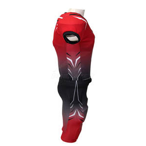 Uniforme de football américain personnalisé ensemble respirant de haute qualité vêtements de sport d'équipe à manches courtes - Product Image 3