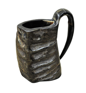 Tasse en bois de forme européenne, décor d'intérieur, matériau Unique, couleur naturelle, tasse à boire - Product Image 1