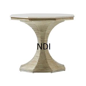 Diseño único Top Trending Restaurante y cafetería Muebles Mesa auxiliar Mesa de centro de metal de alta calidad - Product Image 3