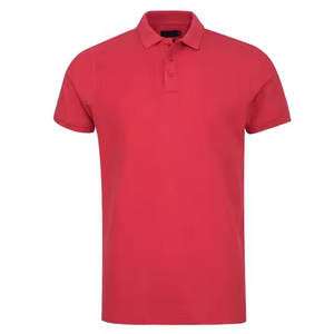 Algodón 100% de alta calidad para Polo, ropa informal, logotipo bordado, transpirable, ajuste cómodo, diseño de patrón sólido, lona hecha - Product Image 4