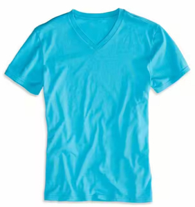 T-shirt pour homme à col en V, t-shirt personnalisé, t-shirt de luxe avec logo personnalisé, vente en gros, 180 marques de vêtements, t-shirts en matériau original - Product Image 6