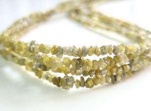 Collar crudo de diamante amarillo natural vintage, collar de regalo para mujer con cuentas de piedra, al por mayor precio de fábrica, regalo perfecto para ella - Product Image 2