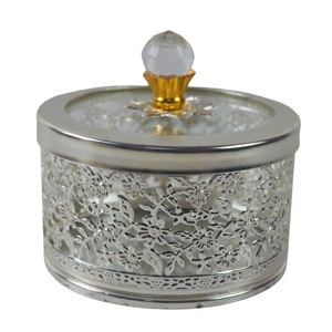 Meilleures ventes : Pot de conservation alimentaire en métal doré pour fruits secs, vaisselle de restaurant, grand pot pour thème moderne - Product Image 3