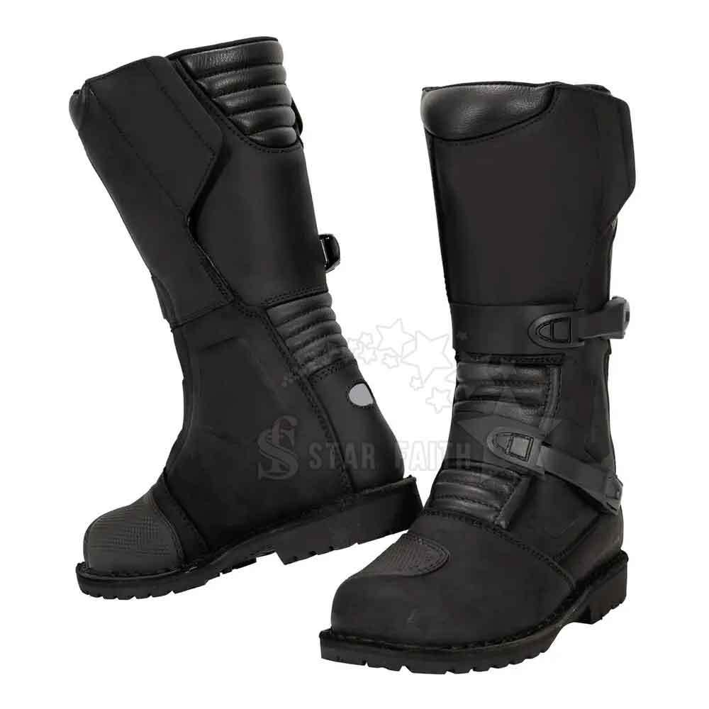 Power Punch High Quality Genuine Leather Waterproof Ankle Zip Lightweight