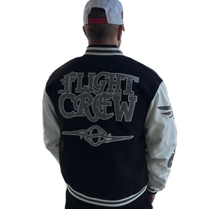 Nouveau style de veste universitaire personnalisée pour hommes vestes universitaires en laine Melton vente en gros de veste universitaire en cuir Letterman pour hommes - Product Image 6