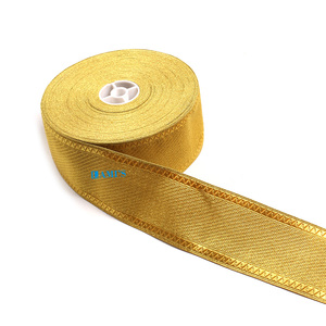 Premium 100% Wire Custom Embroidered Logo Gold Gilt Braid <b>Laces</b> Outdoor Uniform Decorative Craft Fabric - Product Image 2