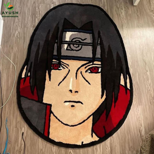 Alfombra de Lana con Temática de Personajes de Anime, Alfombra de Lana Premium Hecha a Mano para Sala de Juegos, Dormitorio Infantil y Decoración Apta para Mascotas - Product Image 1