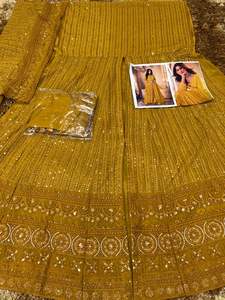 Punjabi เดรสปาร์ตี้ดีไซน์เนอร์เดรสทางการปากีสถานอินเดียปักด้วยมือสินค้าใหม่มีให้เลือกทุกขนาด - Product Image 3