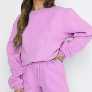 Glamour Trendy Femmes Coton Polaire Polyester Crop Top Sweat À Capuche Importé Du Pakistan Sportif Style Décontracté Hiver - Product Image 2