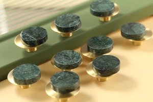 Perilla verde para armarios, Cajones y puertas, manija decorativa elegante para decoración del hogar, tema Interior elegante y herrajes para muebles - Product Image 5