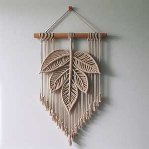 Nuevo Macramé Decorativo para Pared al por Mayor para Compradores Ecológicos que Buscan Artesanía Única para Decoración - Product Image 6