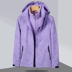 Veste d'extérieur haute performance vêtements d'alpinisme imperméables coupe-vent veste doublée polaire pour hommes et femmes - Product Image 2